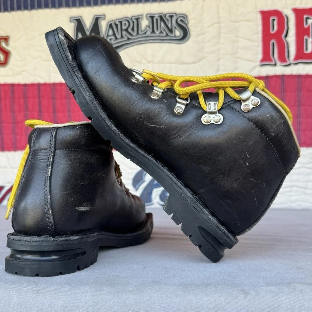 Size 6.5 Vibram Asolo Sport Snowpine Leather Boots 5507 Snow Ski X-Country Mens